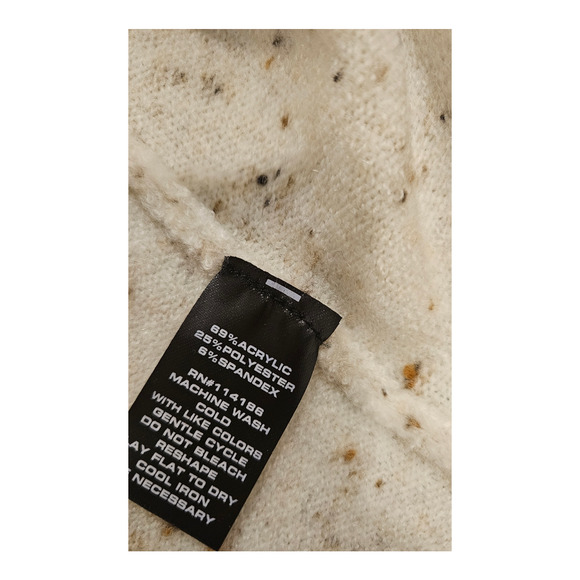 Verve Ami Small Sleeveless Beige Hooded Open Cardigan - Picture 5 of 8